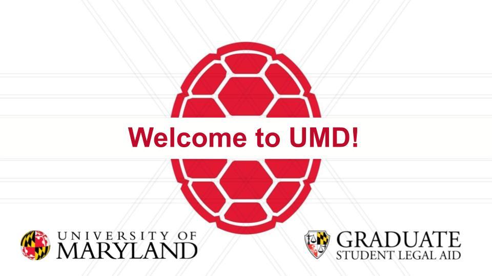 Welcome to UMD!