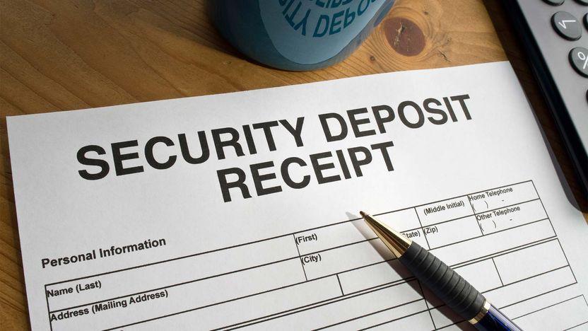 security deposit receipt